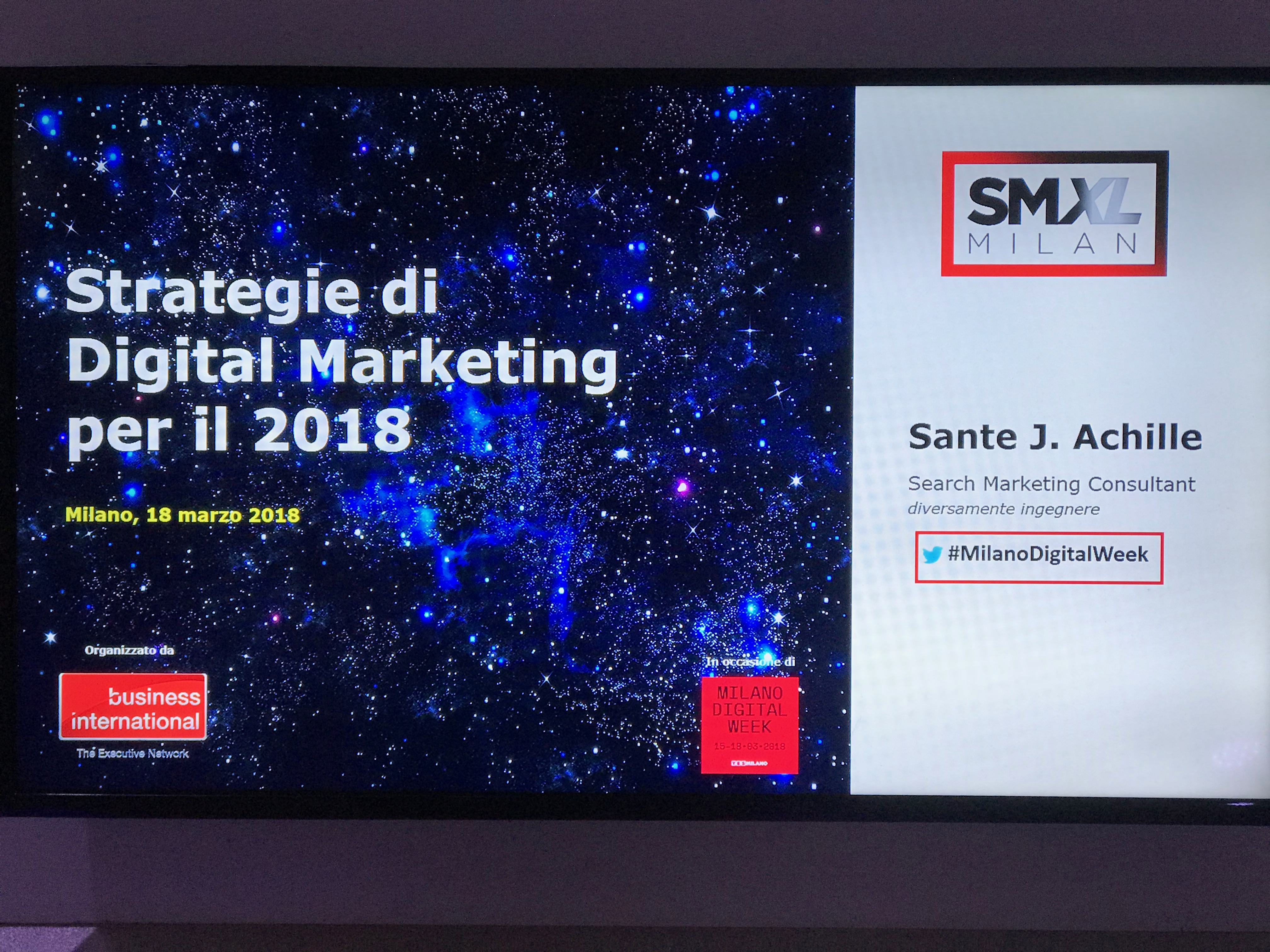 Strategie di Digital Marketing - Milano Digital Week